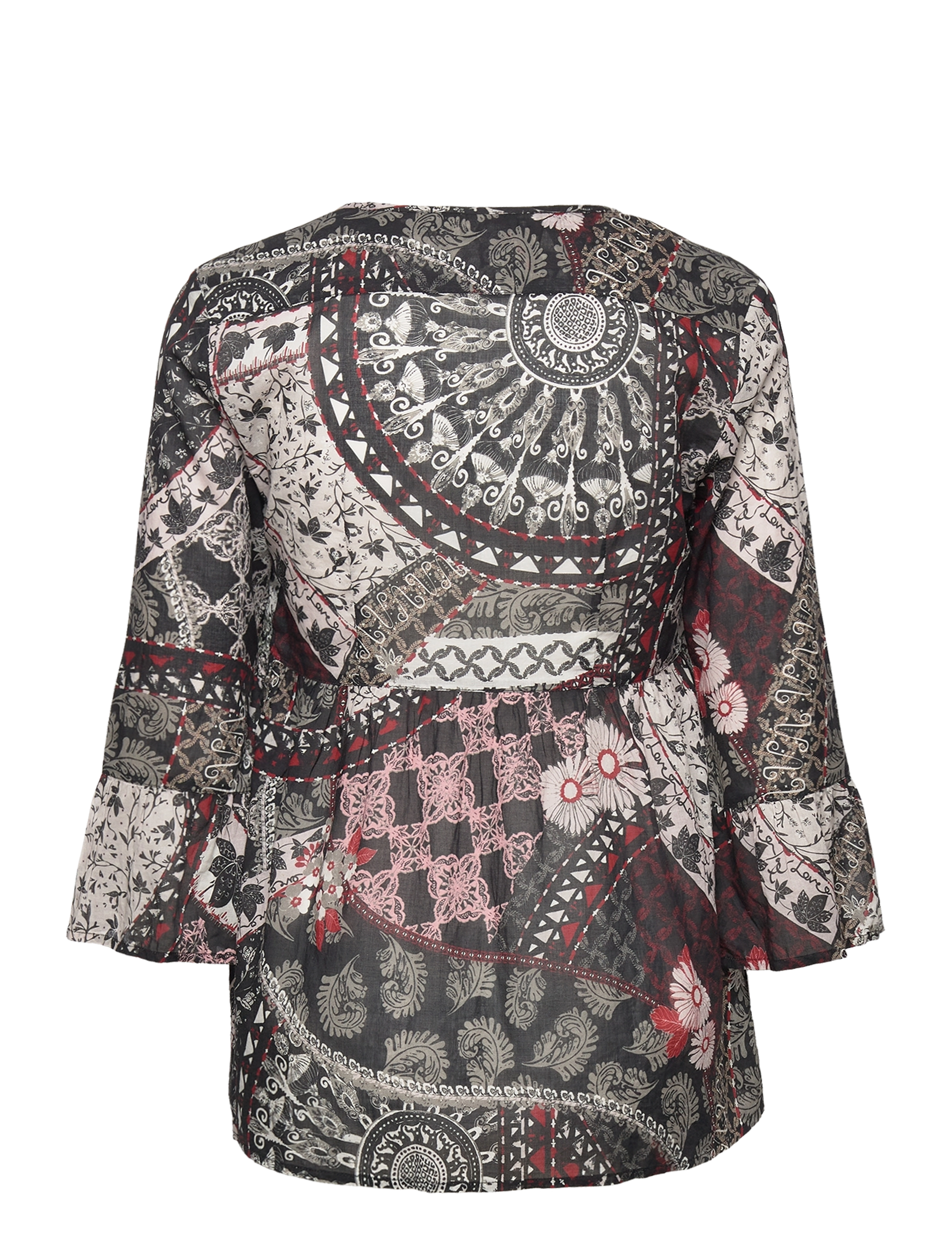 ODD MOLLY - Christel Blouse - long-sleeved blouses - deep asphalt - 2