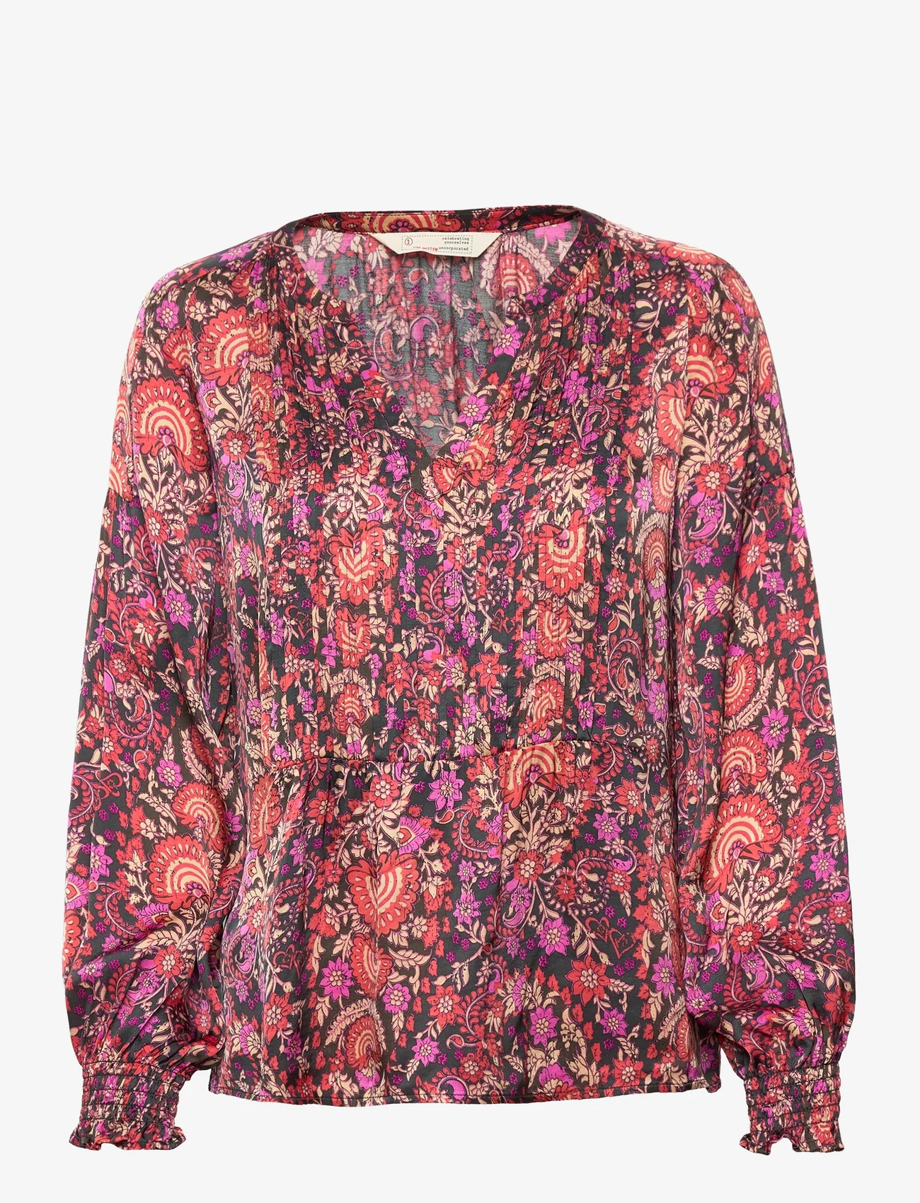 ODD MOLLY - Rosemary Blouse - langärmlige blusen - dazzling pink - 0