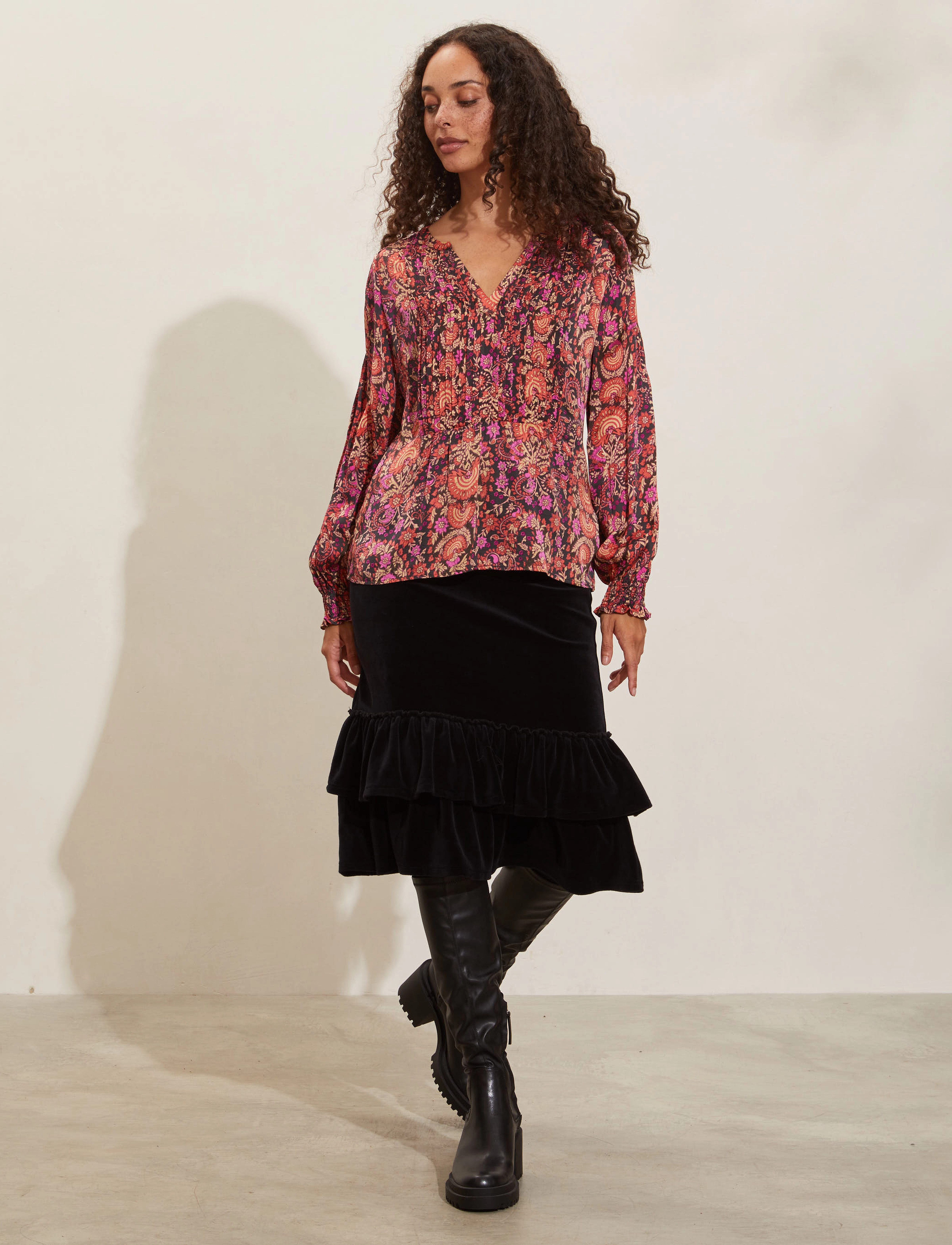ODD MOLLY Rosemary Blouse - Odd Molly - DAZZLING PINK / pink/rose