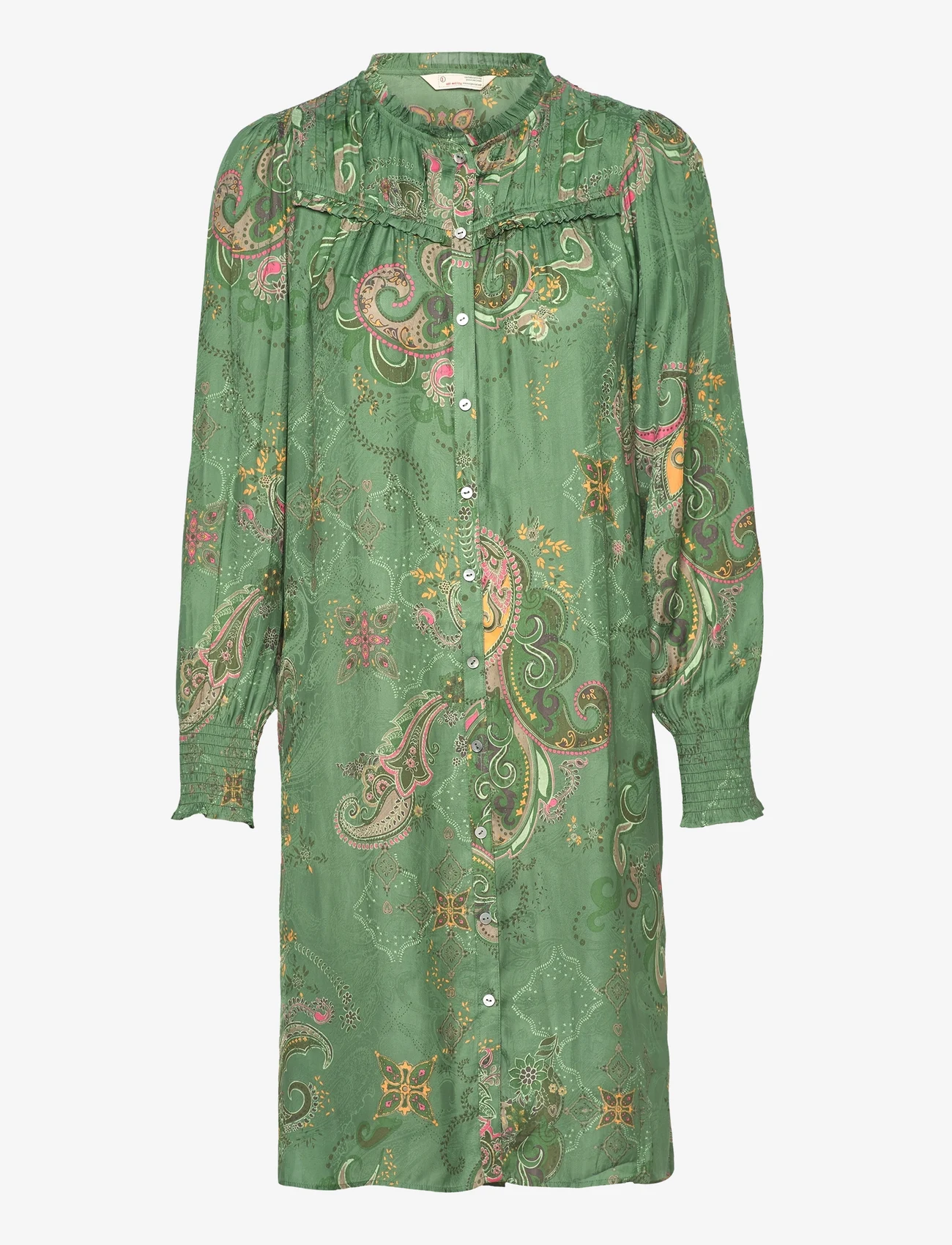 ODD MOLLY - Jody Dress - skjortklänningar - favorite green - 0