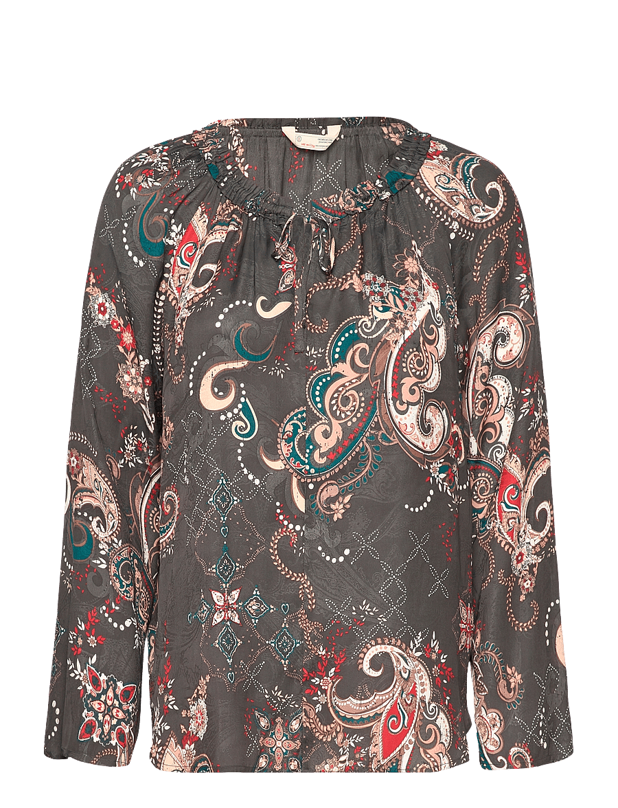 ODD MOLLY - Jody Blouse - langærmede bluser - almost black - 1