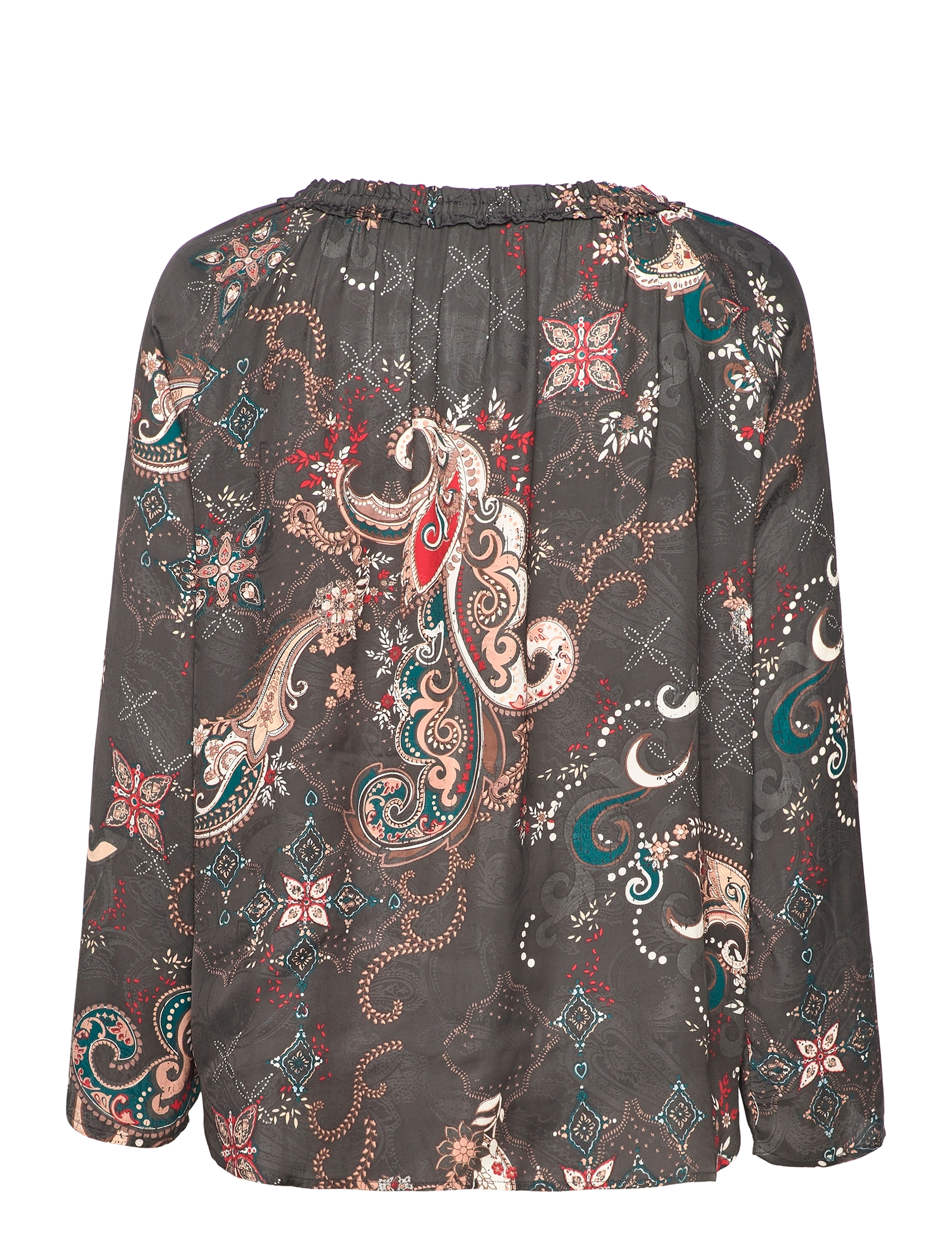 ODD MOLLY - Jody Blouse - pitkähihaiset puserot - almost black - 2