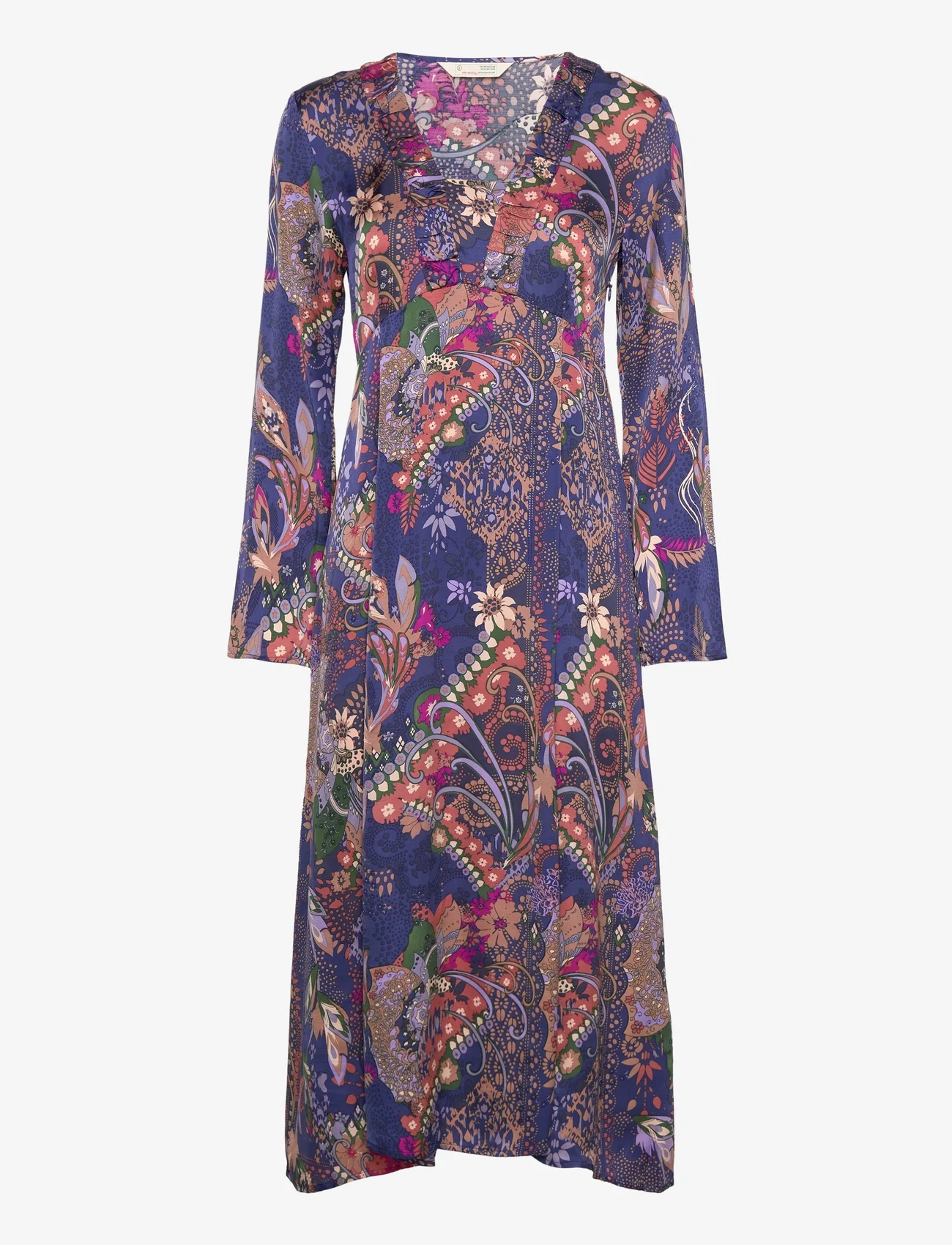 ODD MOLLY - Maira Dress - midi kjoler - blue - 0
