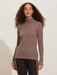 ODD MOLLY - Rylie LS Top - coltruien - taupe - 2
