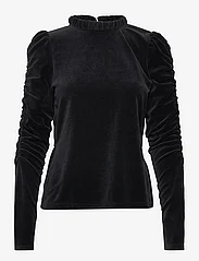 ODD MOLLY - Marion Top - long-sleeved tops - almost black - 0
