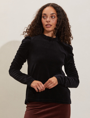 ODD MOLLY - Marion Top - long-sleeved tops - almost black - 2