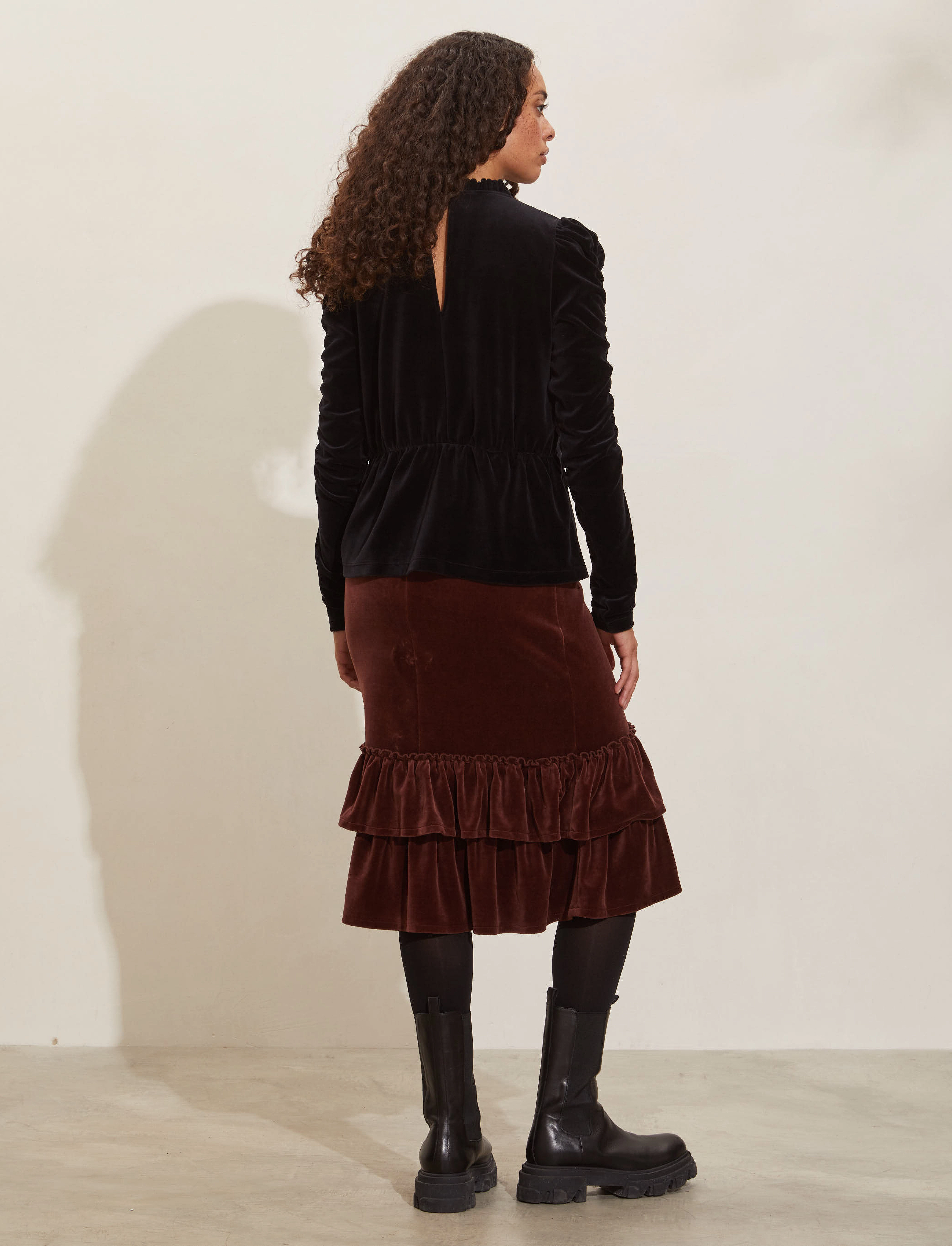 ODD MOLLY - Marion Top - langärmlige tops - almost black - 3