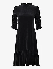 ODD MOLLY - Marion Dress - midi garuma kleitas - almost black - 0