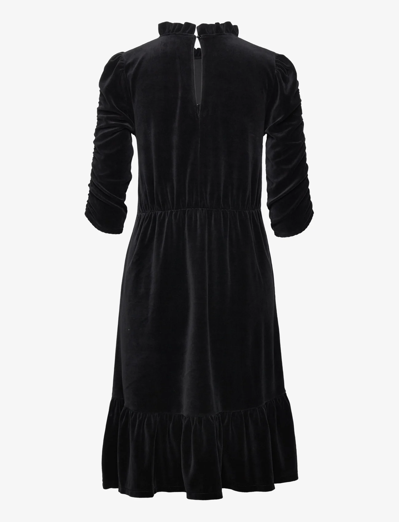 ODD MOLLY - Marion Dress - midi garuma kleitas - almost black - 1
