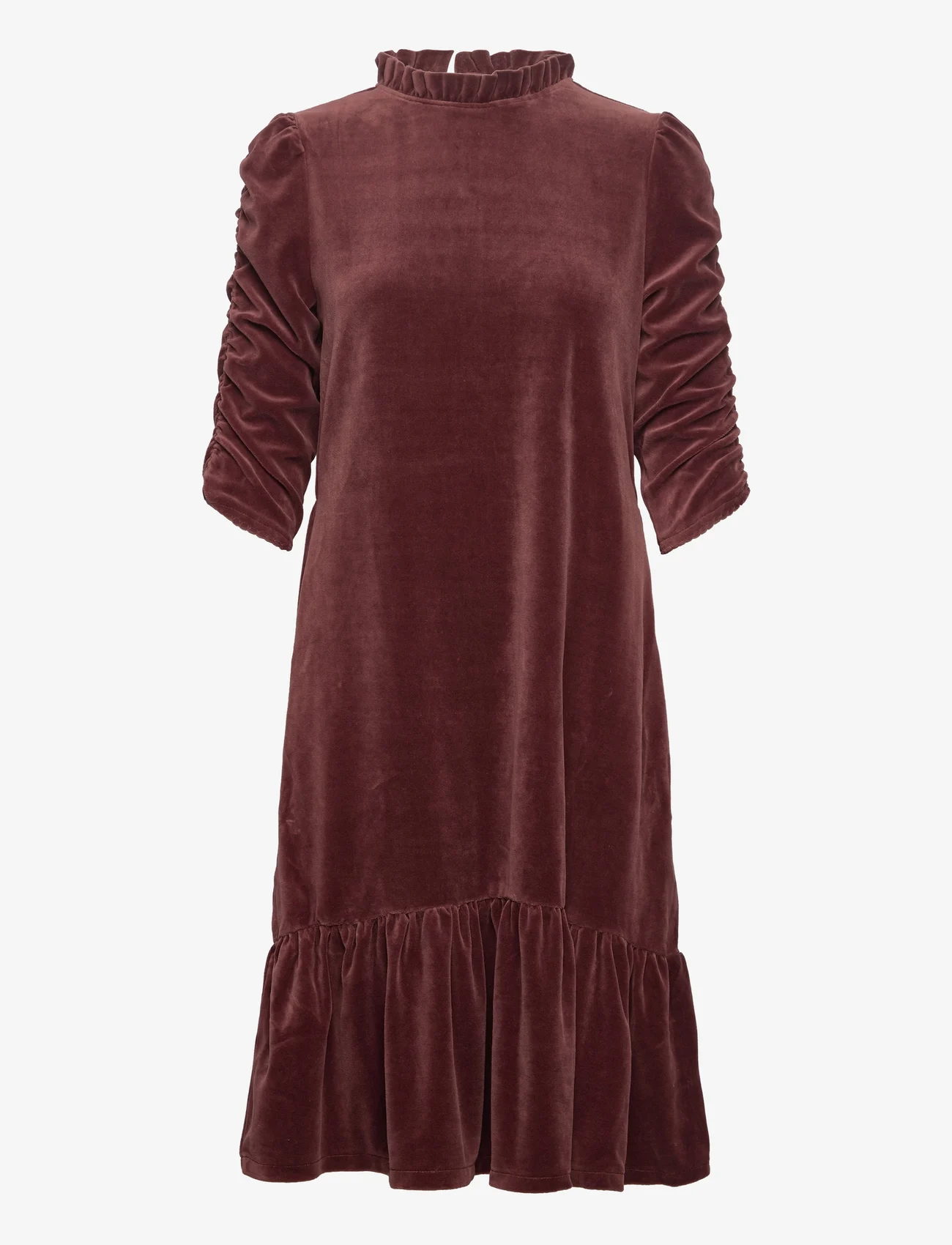 ODD MOLLY - Marion Dress - midiklänningar - truffle brown - 0