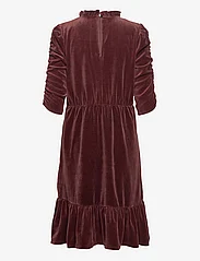 ODD MOLLY - Marion Dress - midi dresses - truffle brown - 1