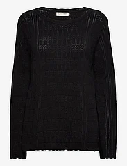 ODD MOLLY - Eden Sweater - megzti drabužiai - almost black - 0