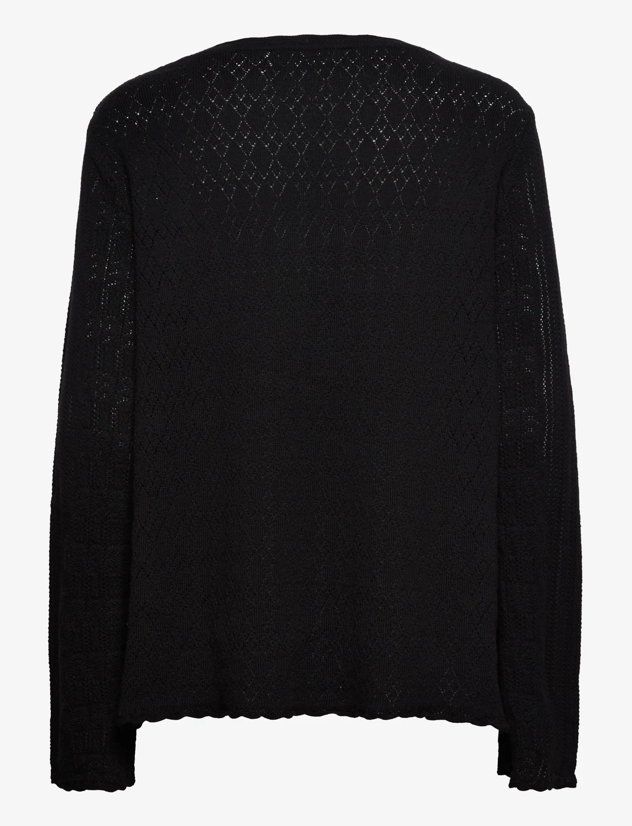 ODD MOLLY - Eden Sweater - megzti drabužiai - almost black - 1