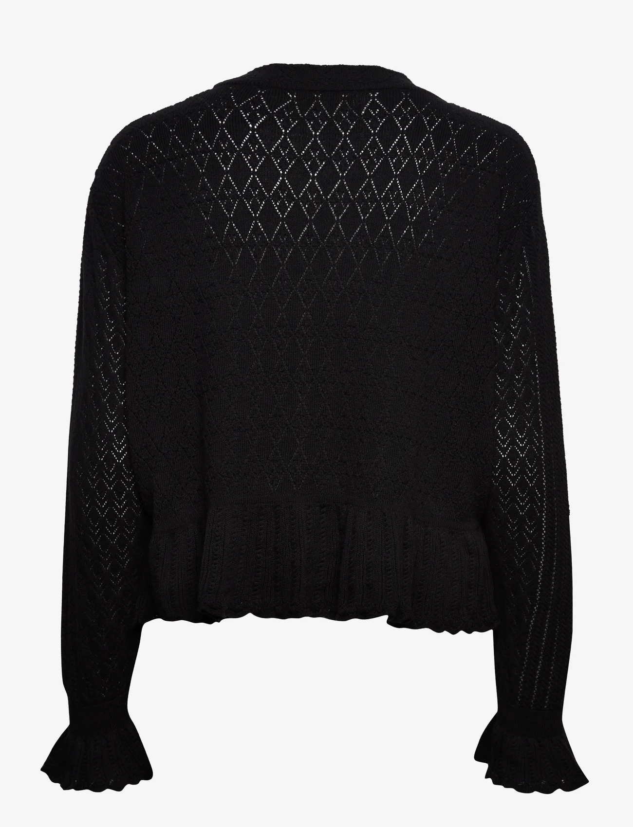 ODD MOLLY - Eden High Neck Sweater - gensere - almost black - 1