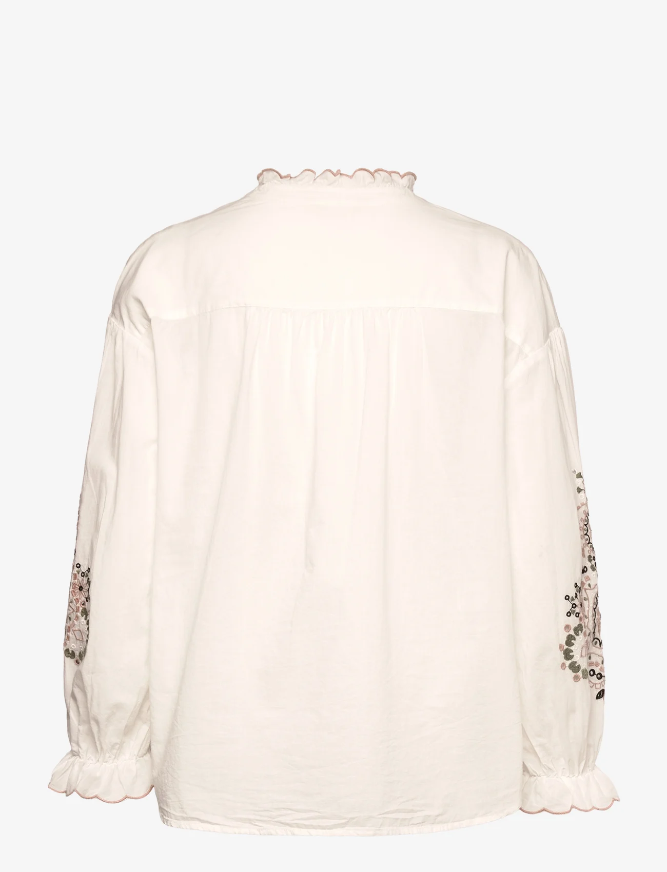 ODD MOLLY - Edie Blouse - long-sleeved blouses - light chalk - 1
