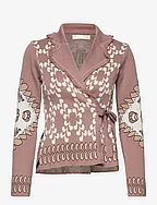 Anya Short Cardigan - TAUPE