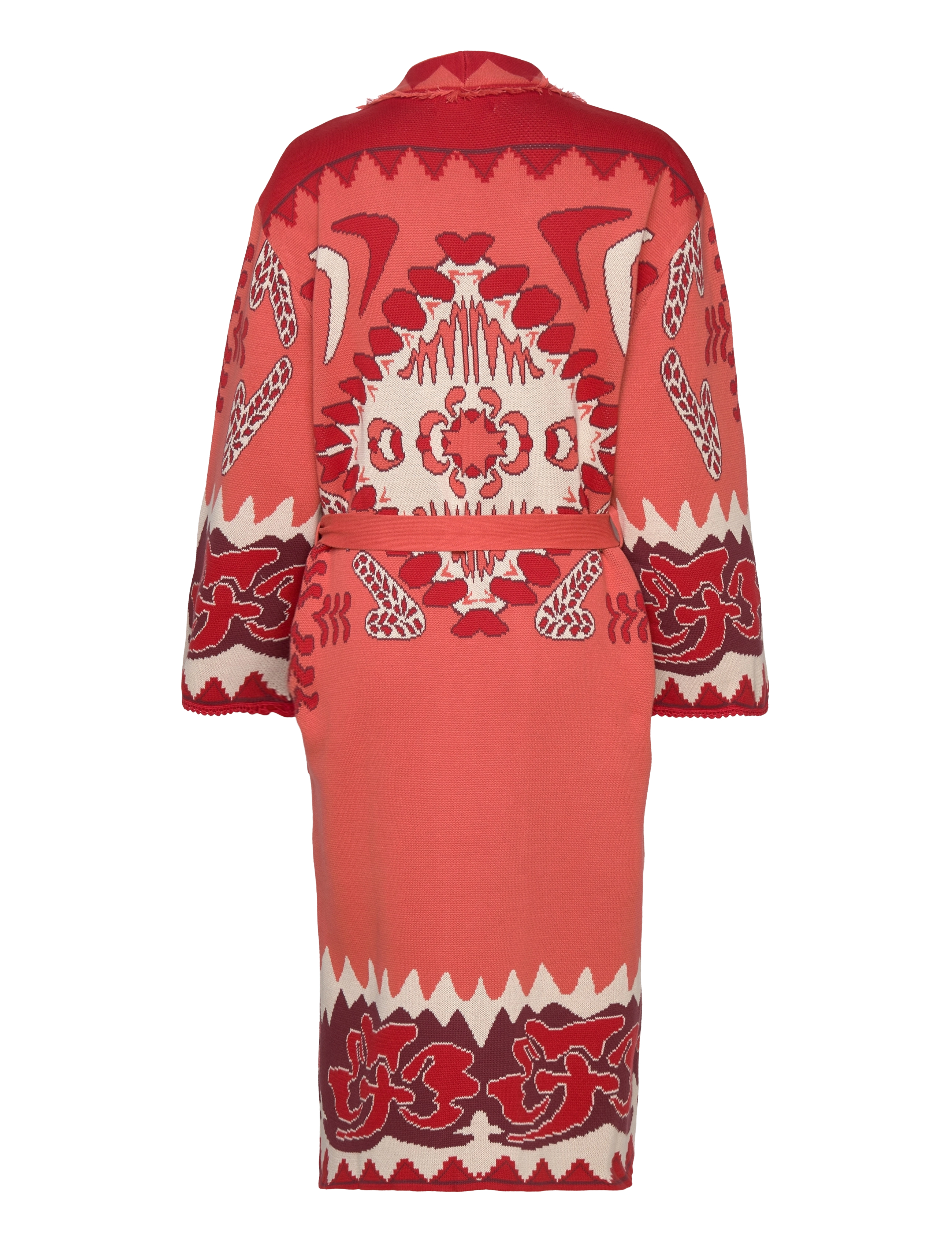 ODD MOLLY - Anya Long Cardigan - sienna red - 1