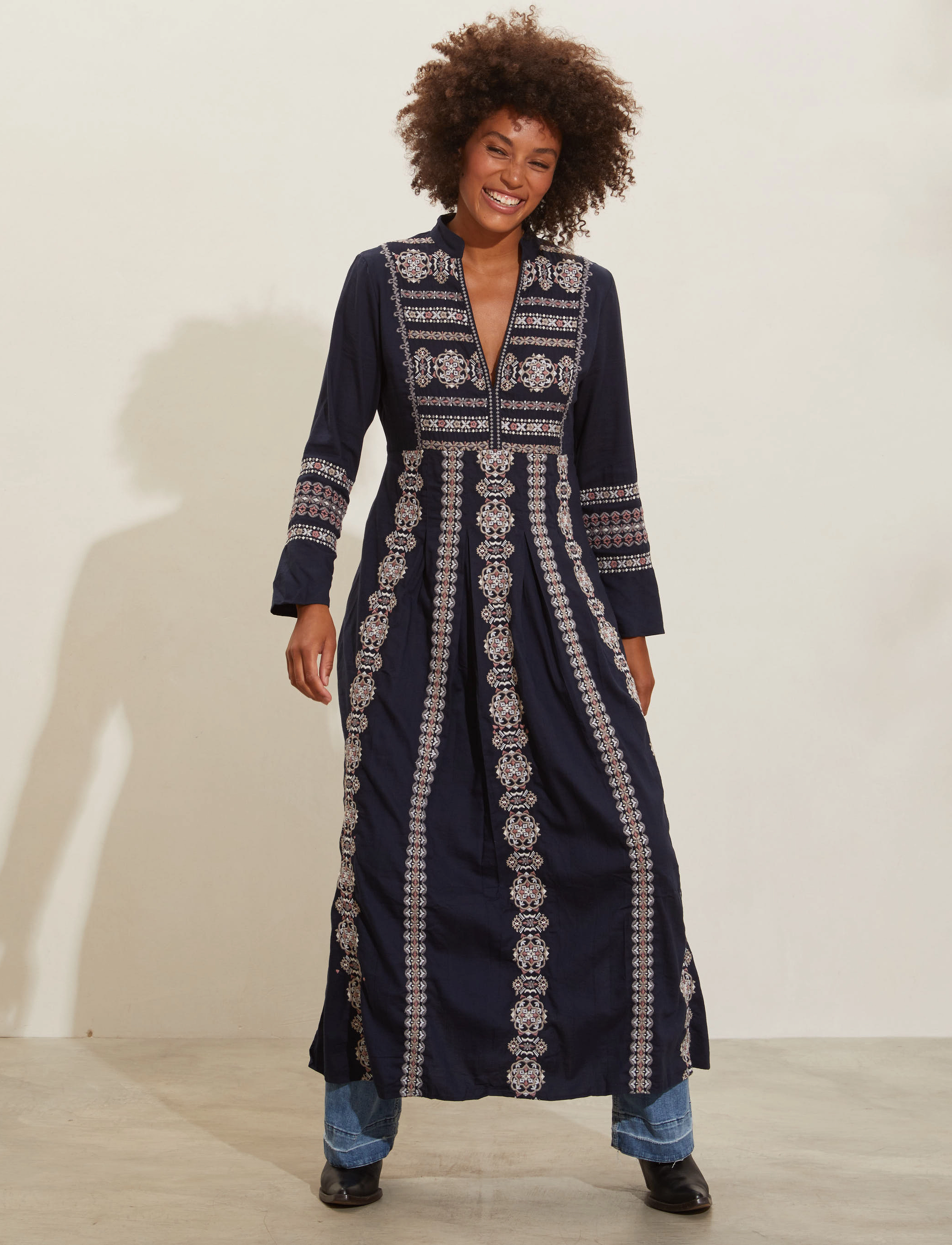 ODD MOLLY - Eloise Dress - deep navy - 2