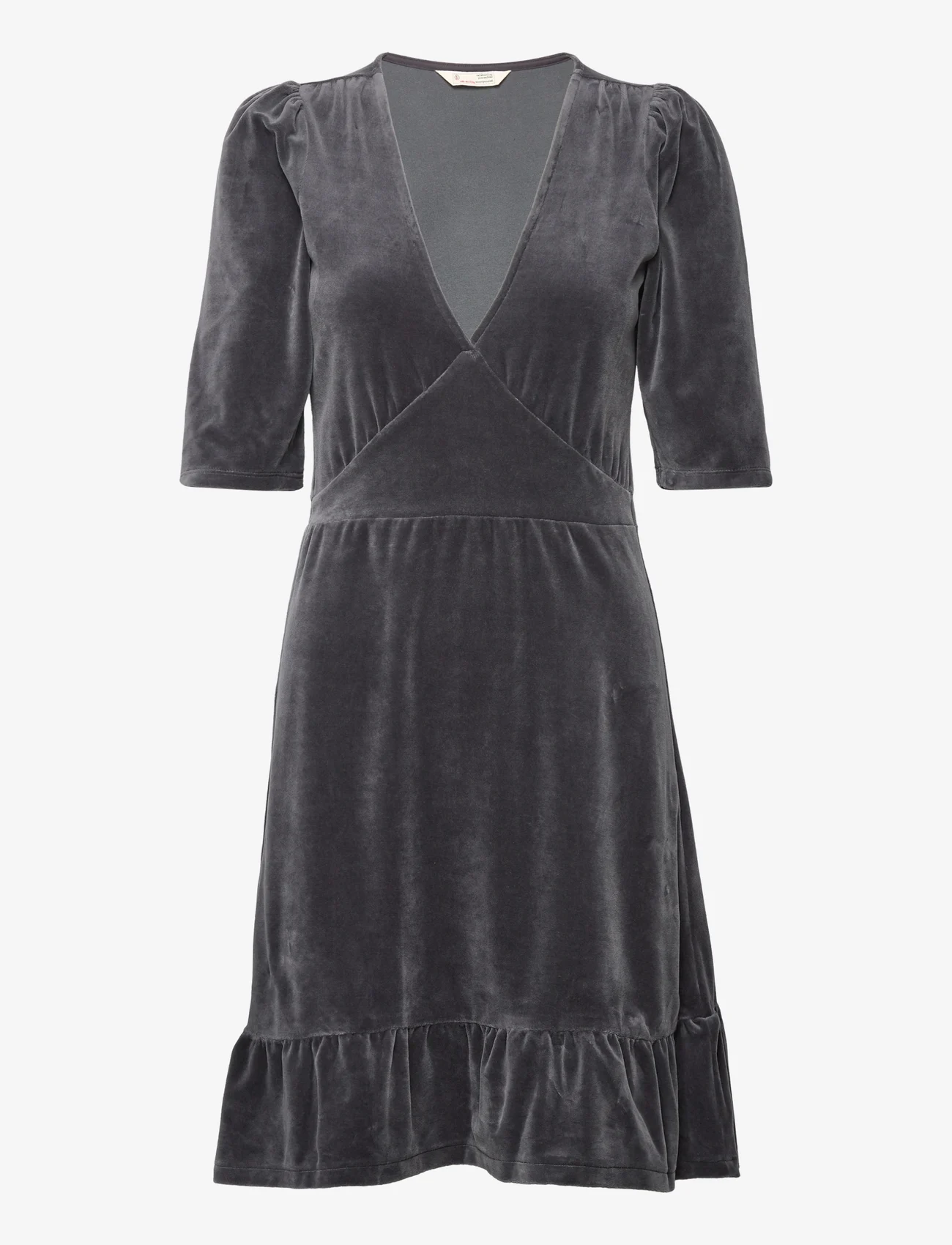 ODD MOLLY - Saga Dress - korte kjoler - smoggy black - 0