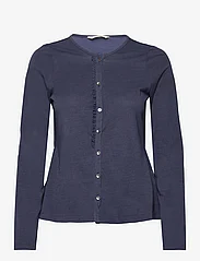 ODD MOLLY - Ragna LS Top - long-sleeved blouses - dark blue - 0