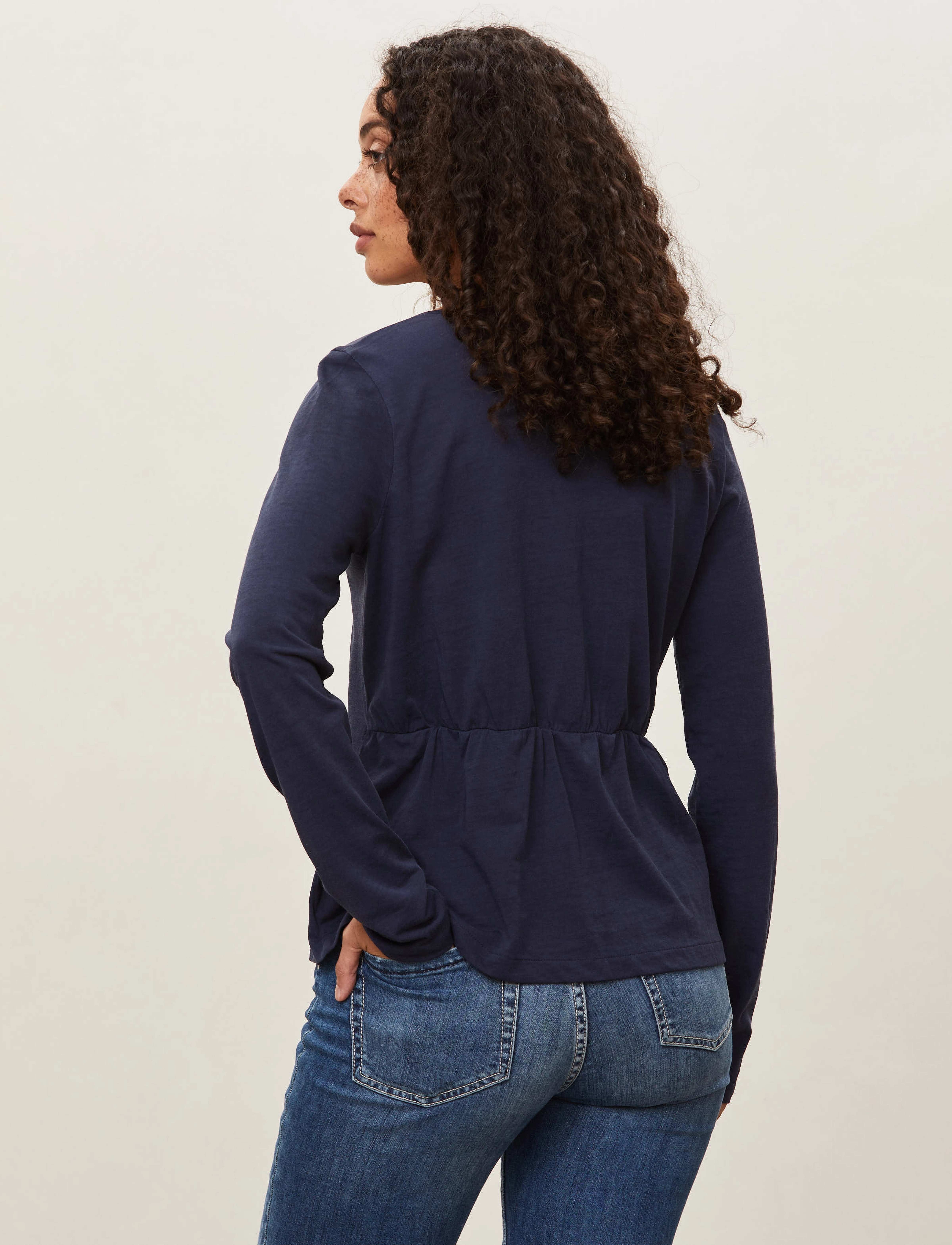 ODD MOLLY - Ragna LS Top - dark blue - 3