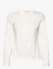 ODD MOLLY - Ragna LS Top - long-sleeved blouses - light chalk - 0