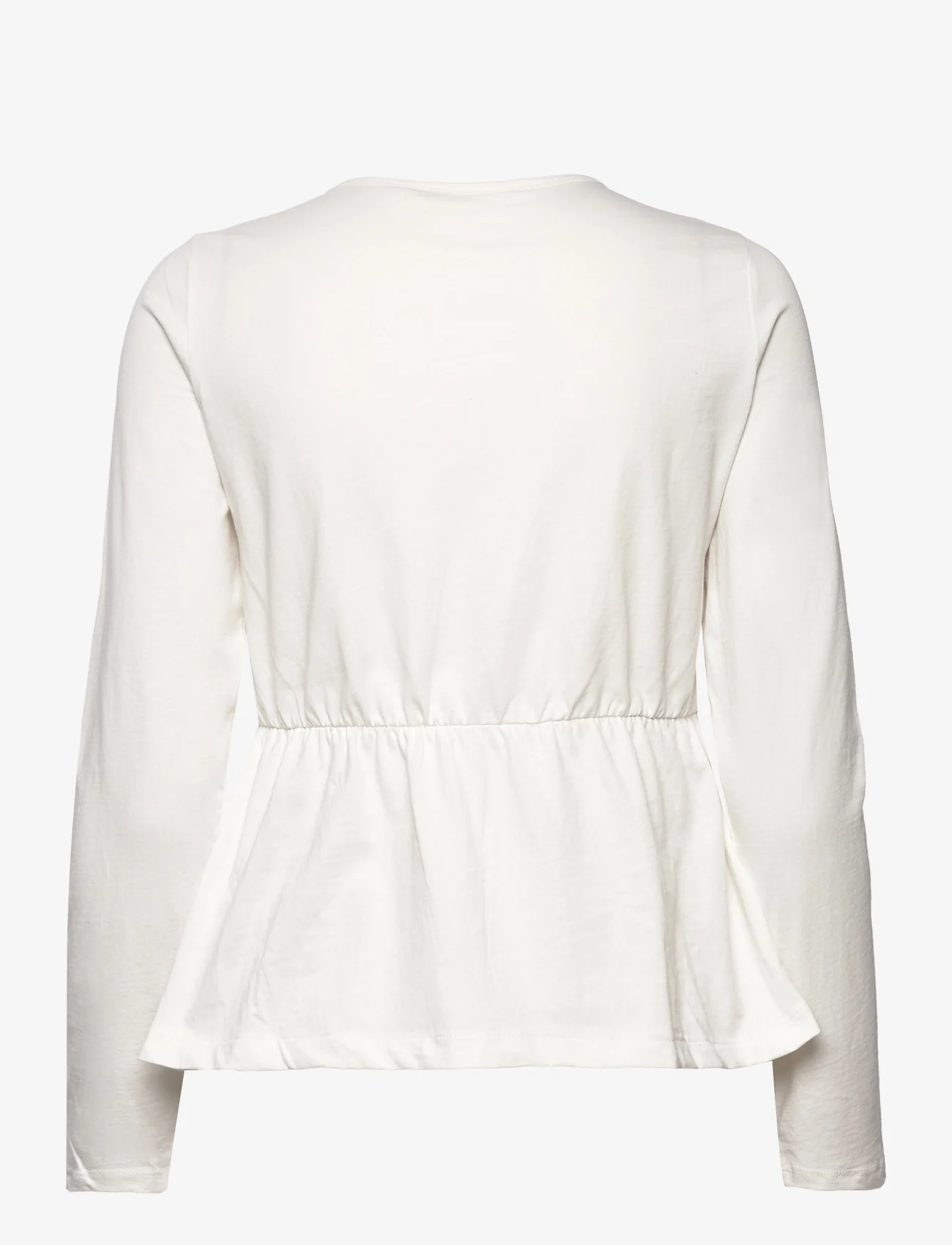 ODD MOLLY - Ragna LS Top - long-sleeved blouses - light chalk - 1