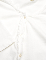 ODD MOLLY - Ragna LS Top - long-sleeved blouses - light chalk - 4