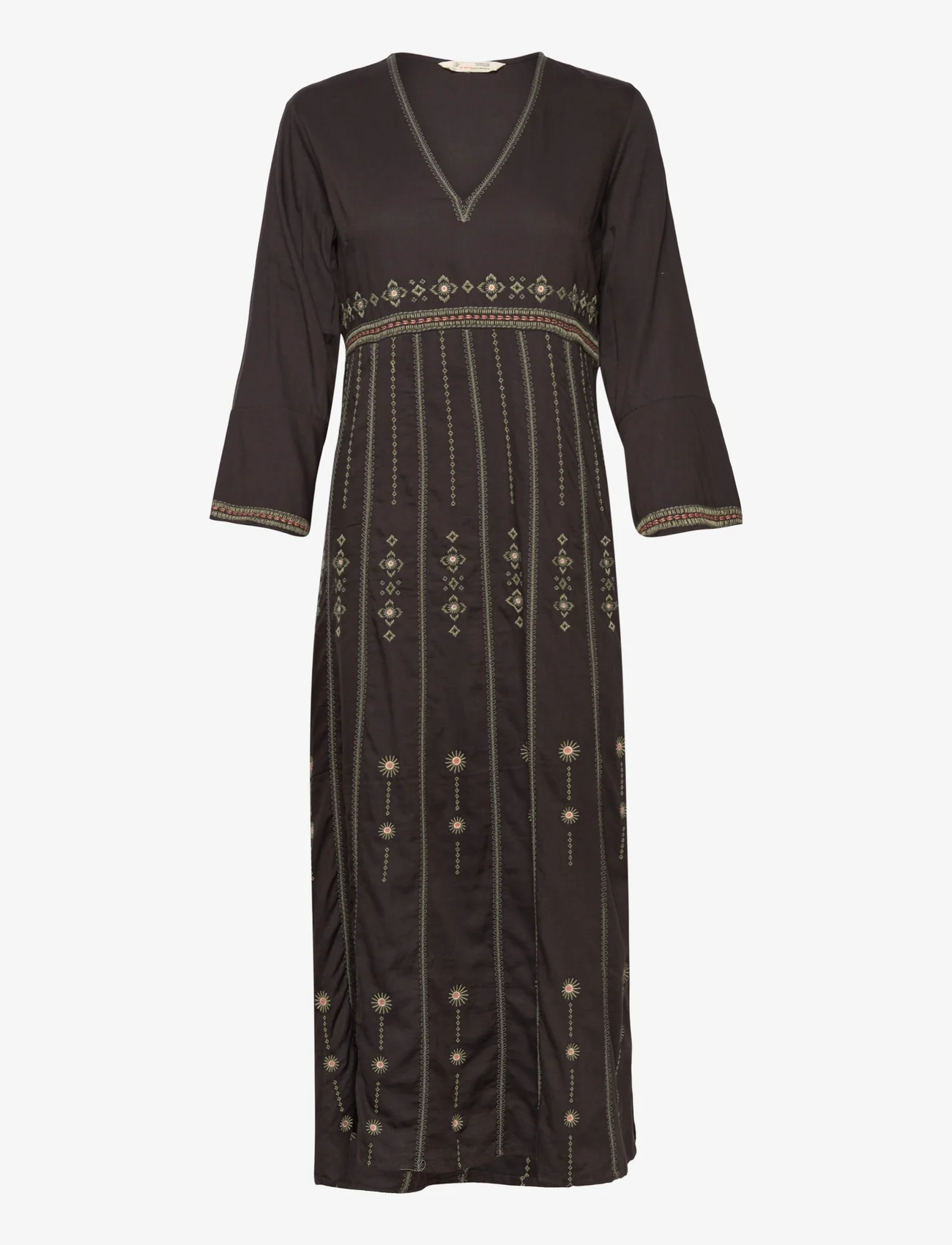 ODD MOLLY - Sibyl Dress - ilgos suknelės - deep asphalt - 0