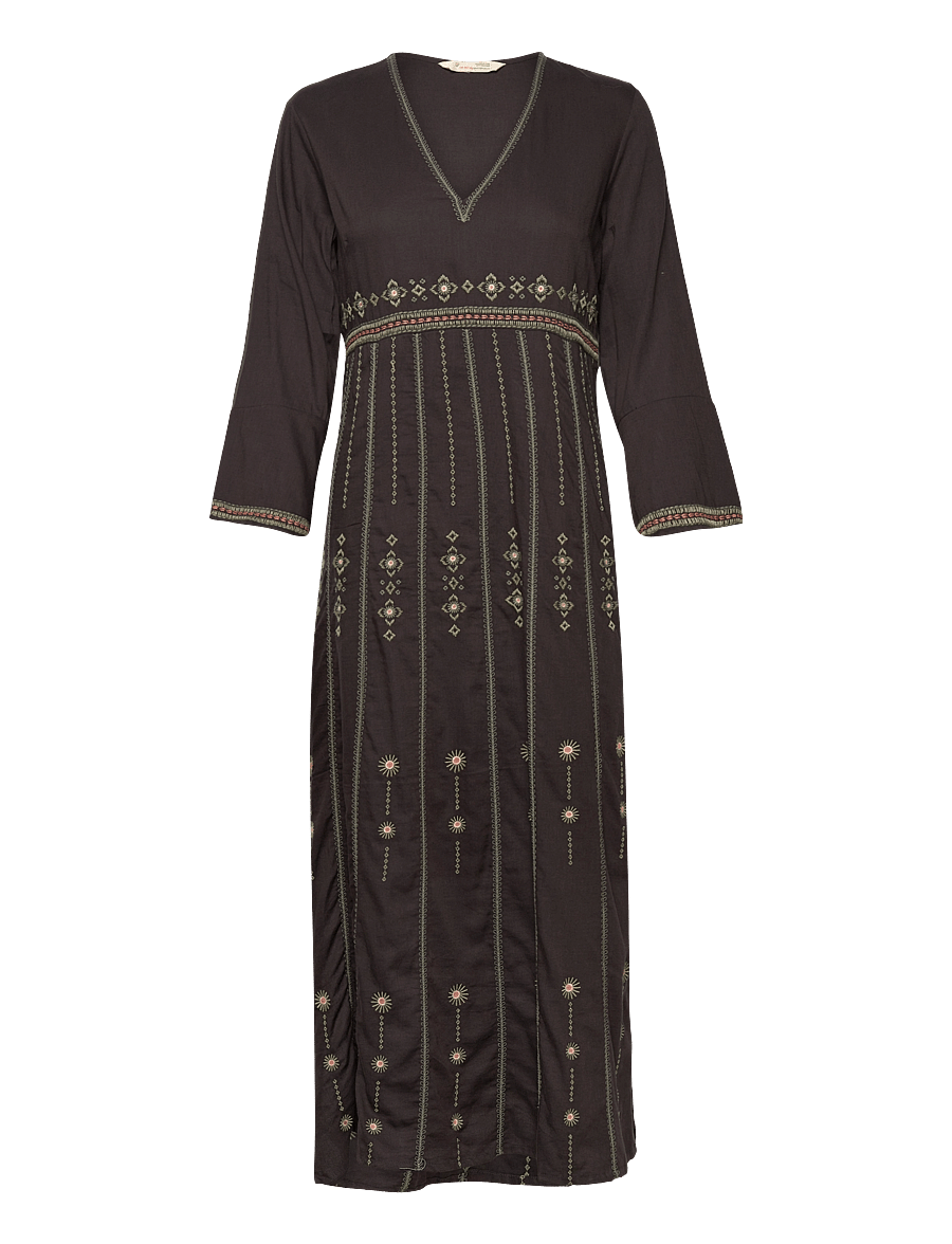 ODD MOLLY - Sibyl Dress - deep asphalt - 0