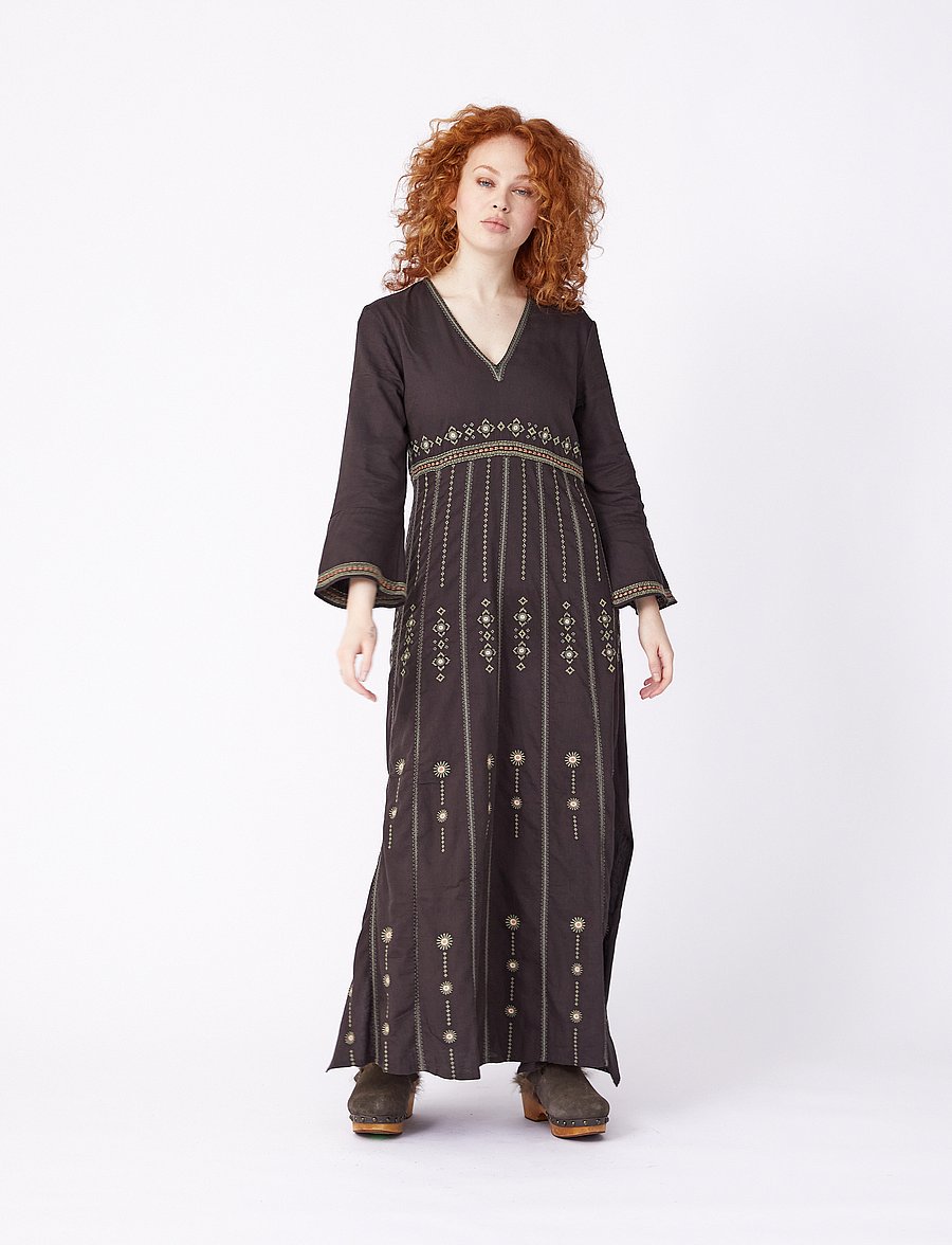 ODD MOLLY - Sibyl Dress - deep asphalt - 4