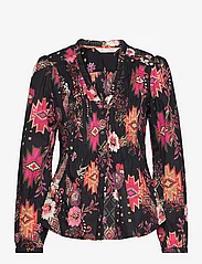 ODD MOLLY - Jada Blouse - blouses met lange mouwen - multi black - 0
