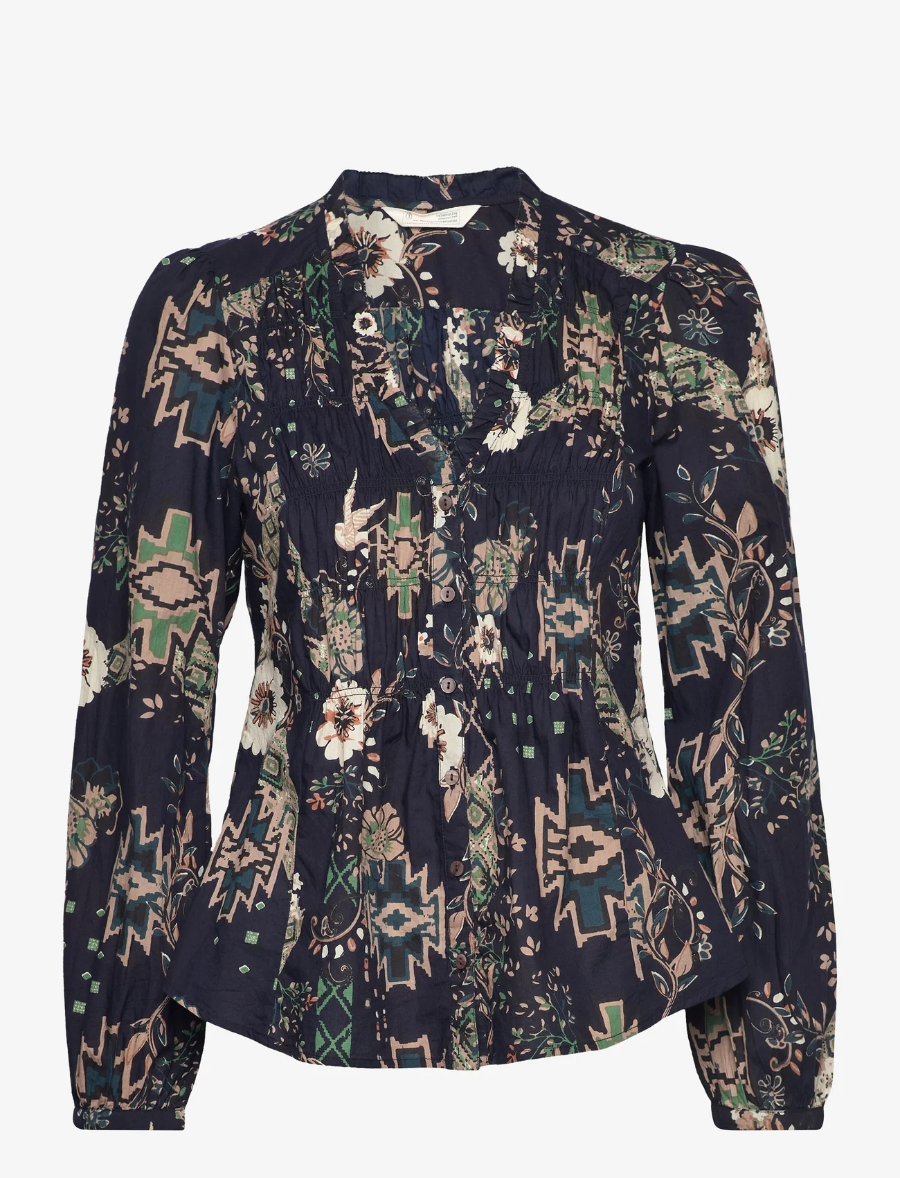 ODD MOLLY - Jada Blouse - blouses met lange mouwen - navy - 0