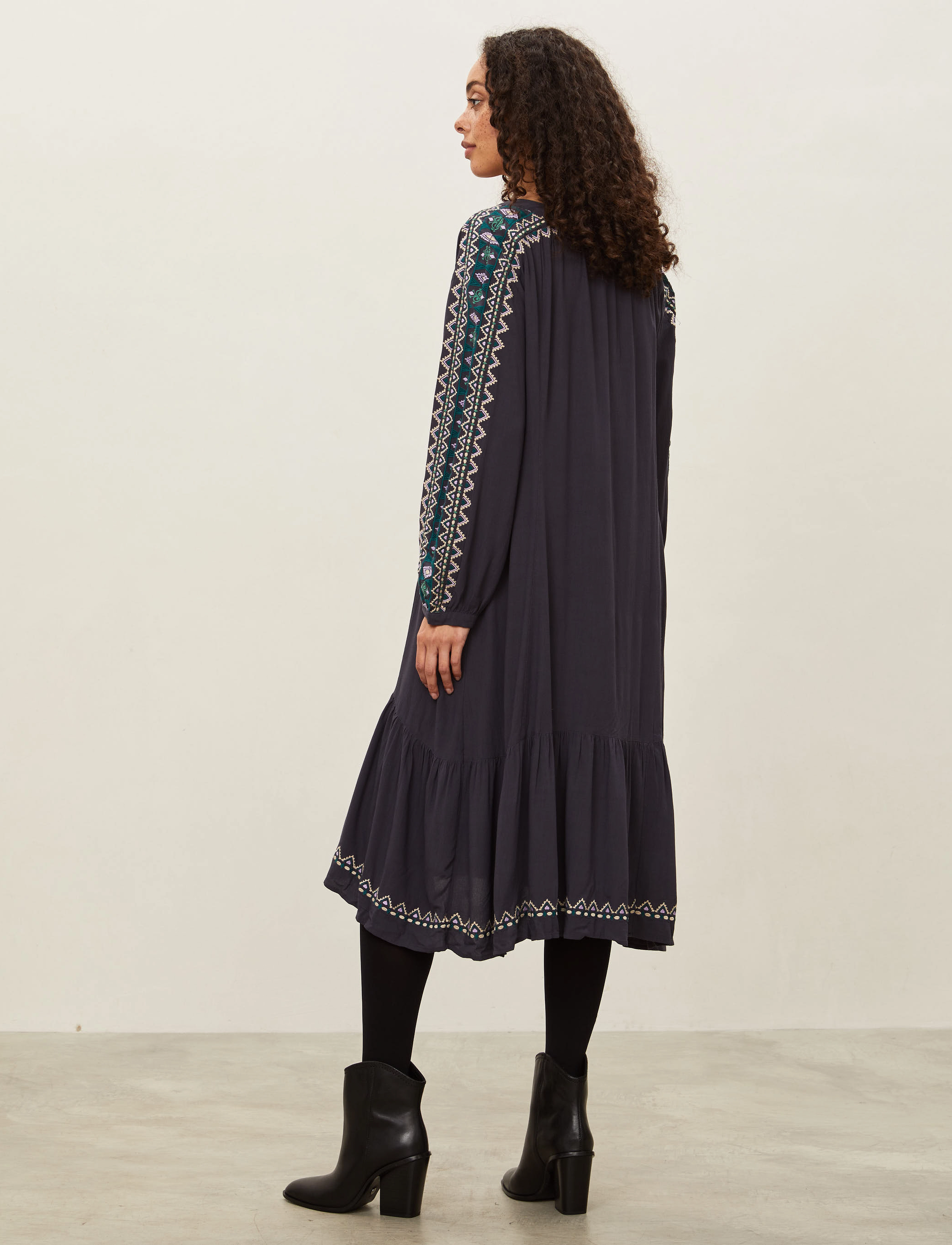 ODD MOLLY - Dalia Short Dress - dark blue - 3