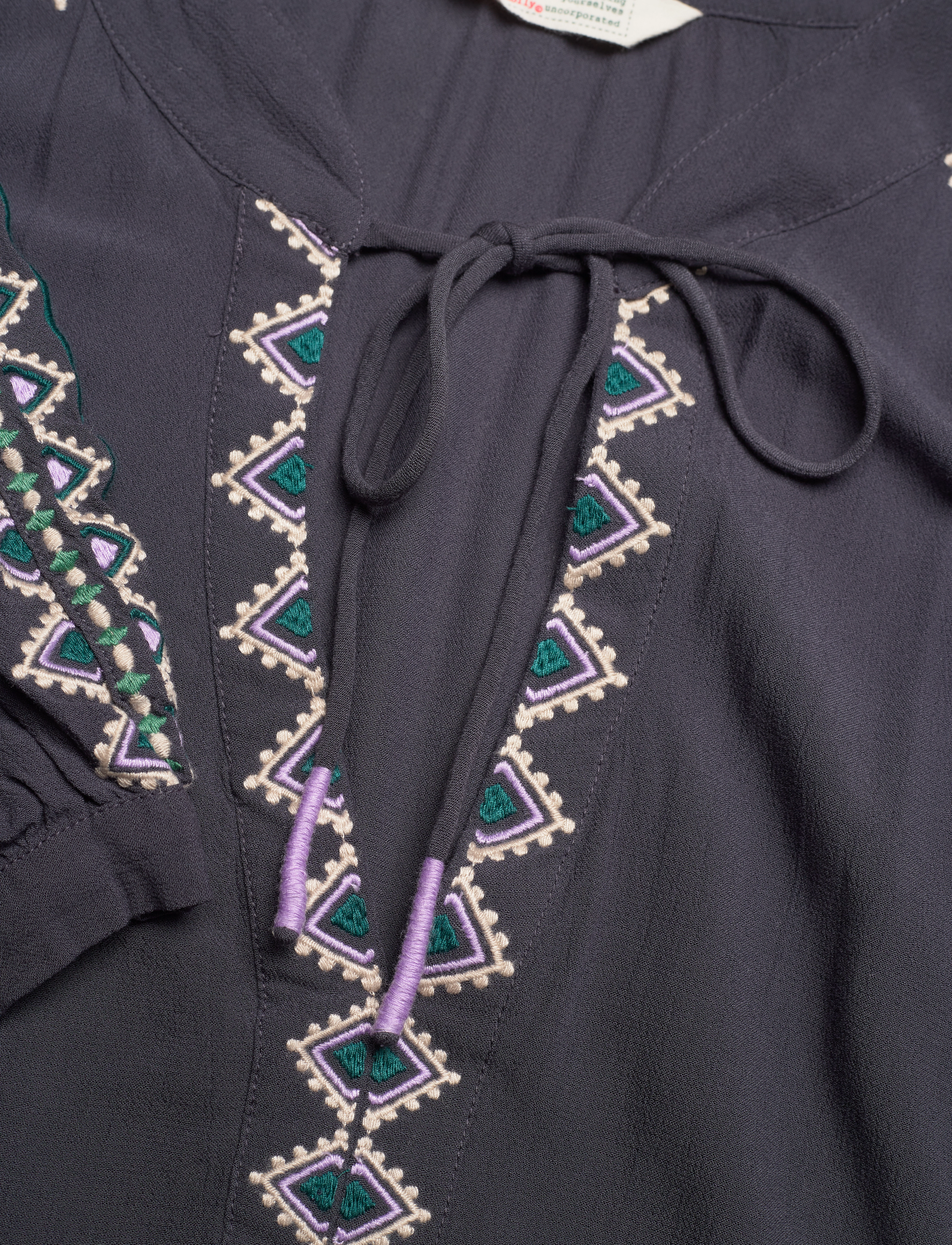 ODD MOLLY - Dalia Short Dress - dark blue - 4