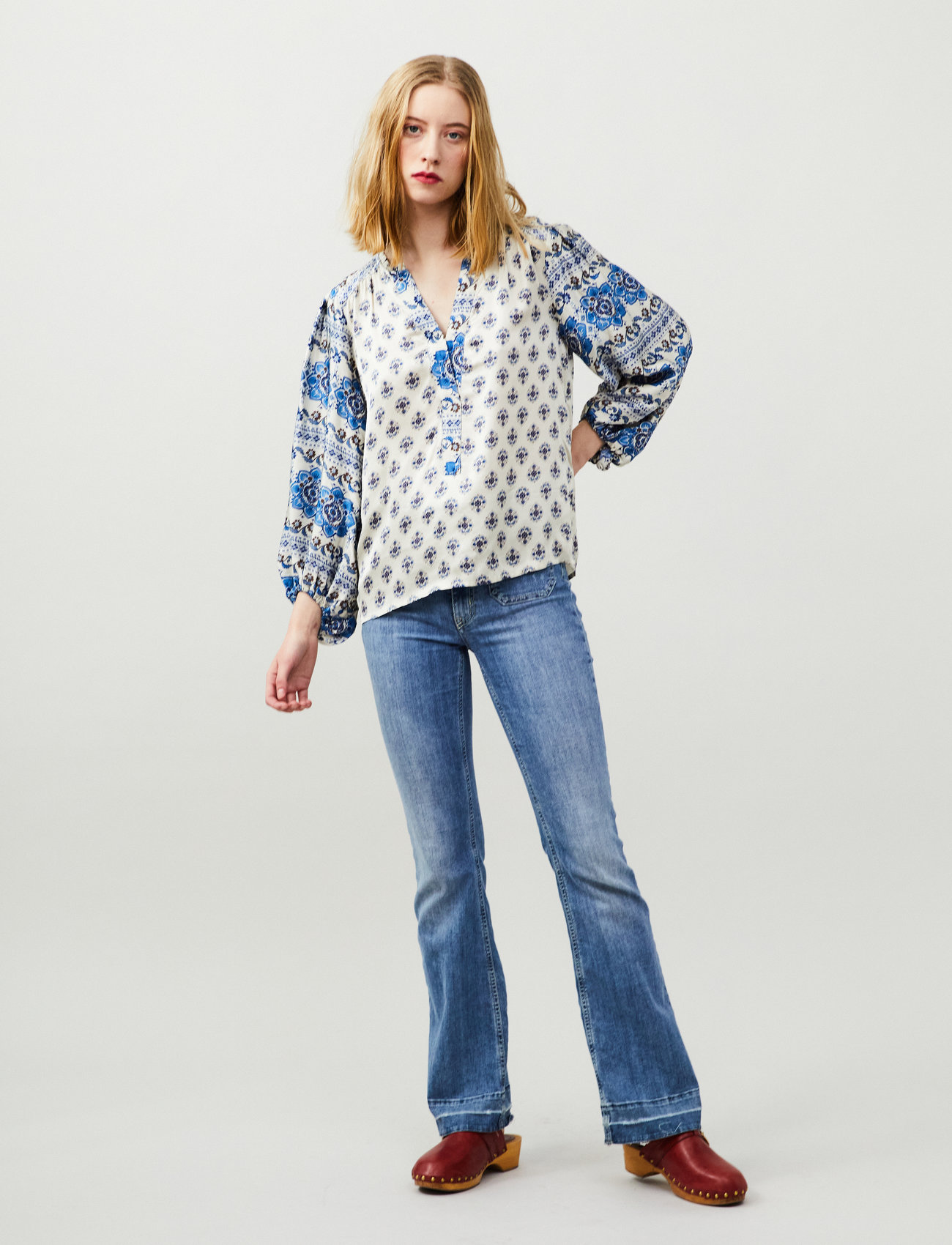 ODD MOLLY - Hayden Blouse - blouses à manches longues - light porcelain - 0