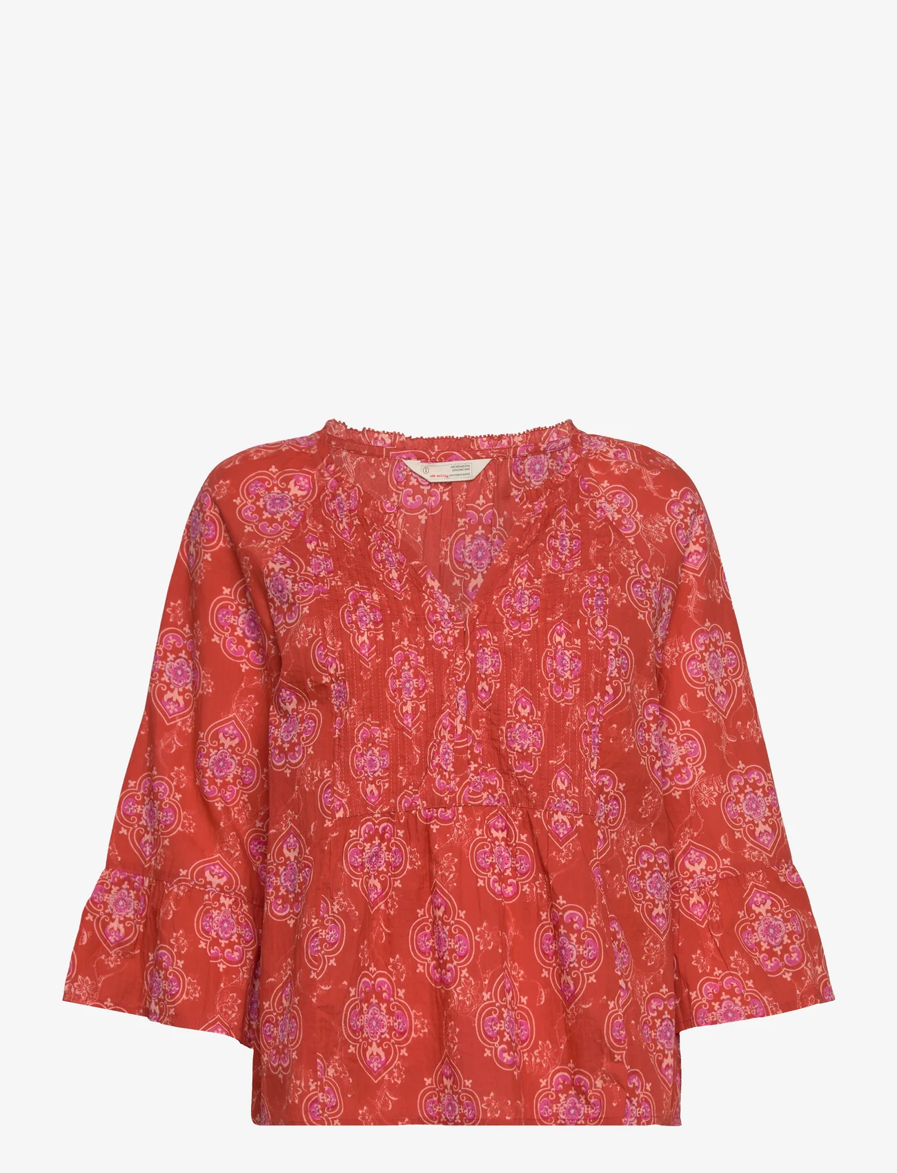 ODD MOLLY - Tessa Blouse - long-sleeved blouses - dreamy red - 0