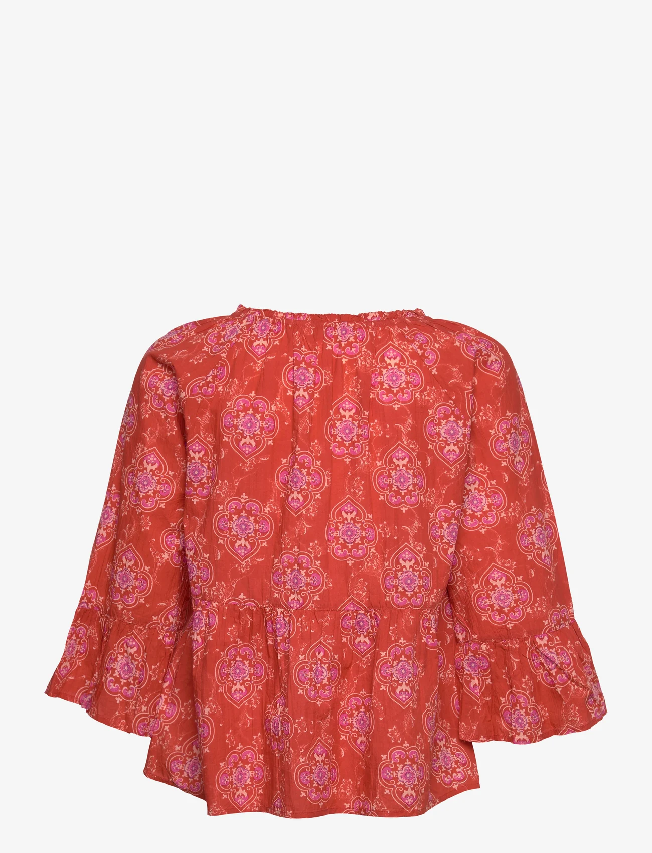 ODD MOLLY - Tessa Blouse - long-sleeved blouses - dreamy red - 1