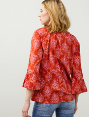 ODD MOLLY - Tessa Blouse - long-sleeved blouses - dreamy red - 3