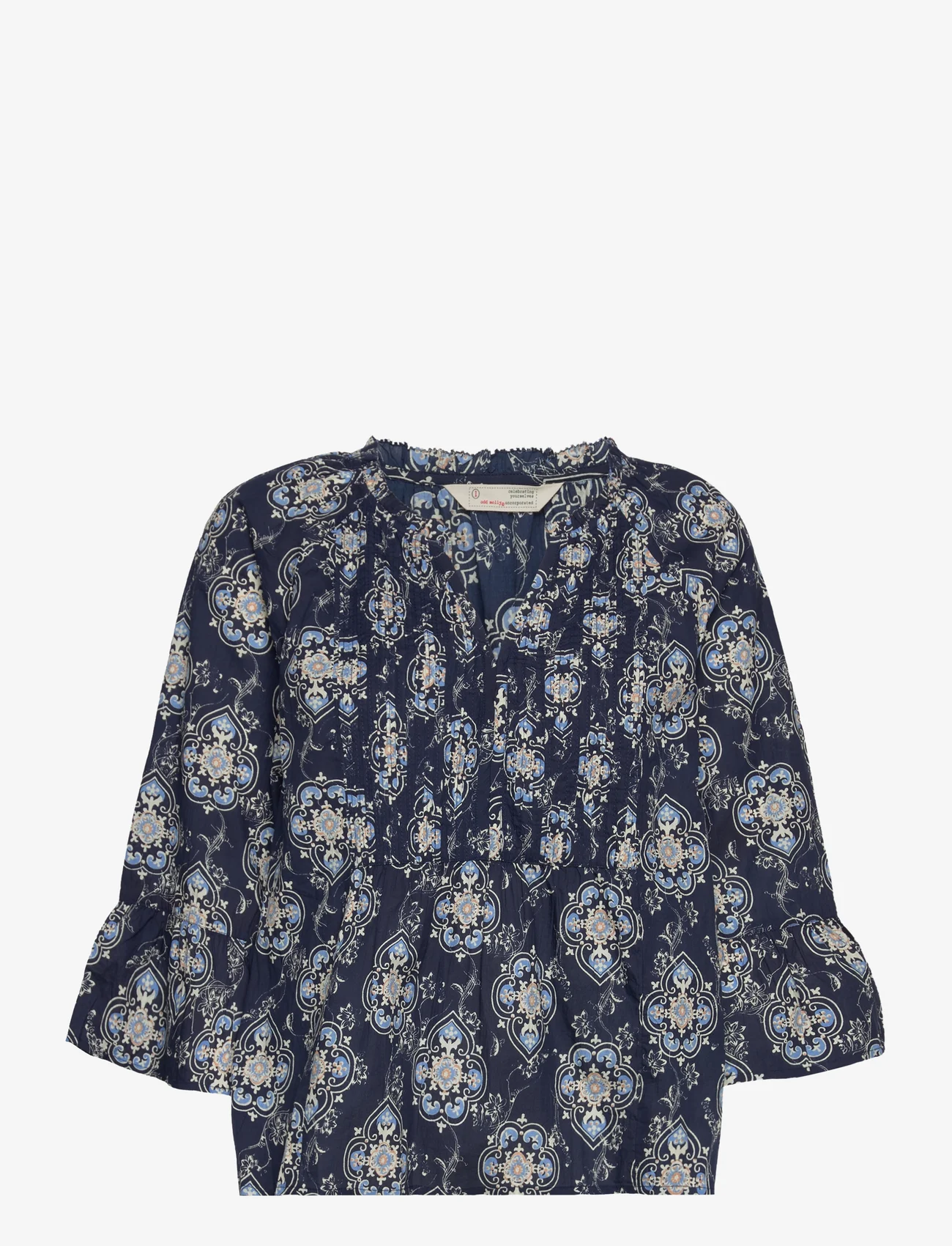 ODD MOLLY - Tessa Blouse - long-sleeved blouses - french navy - 0