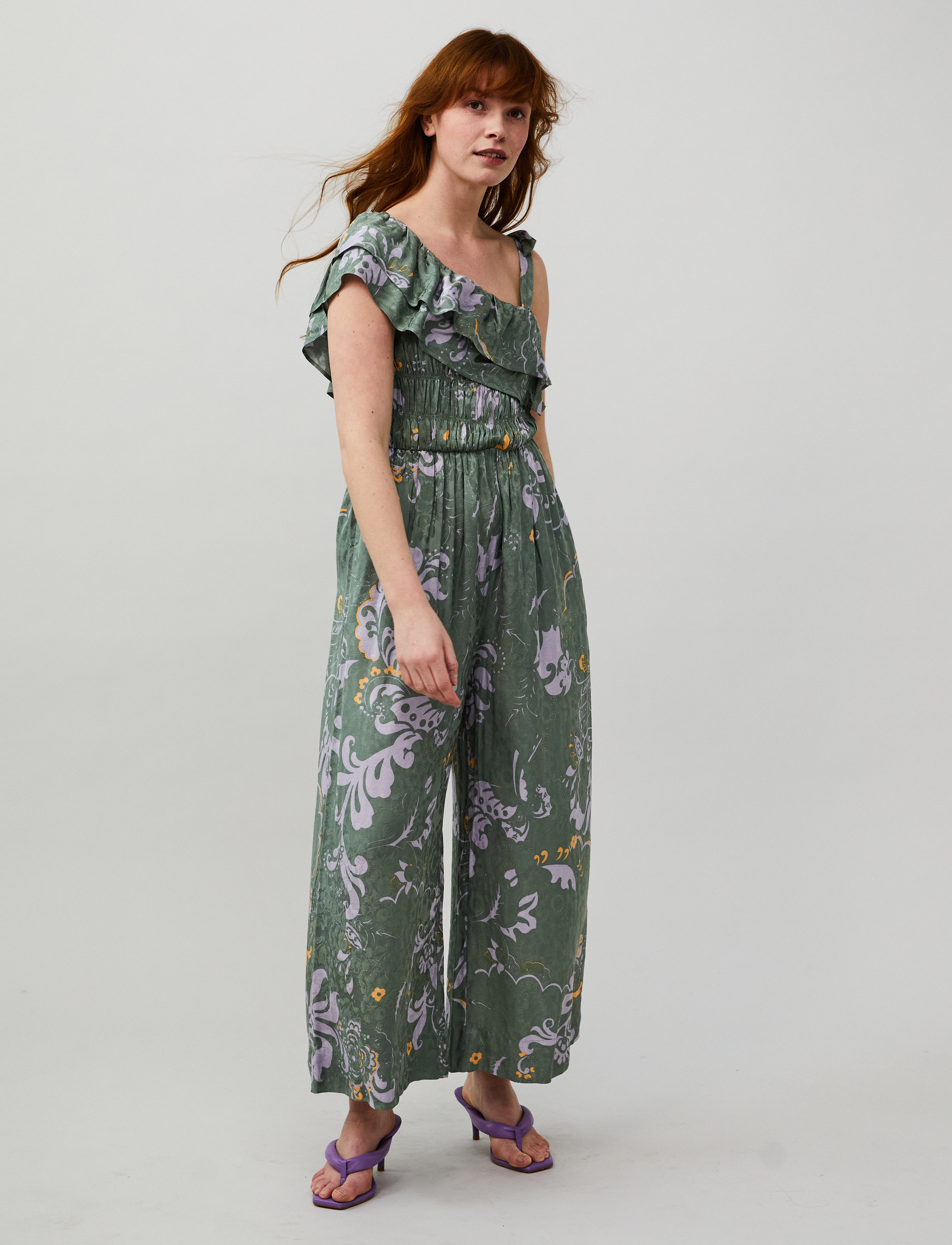 ODD MOLLY Samira Jumpsuit, XS, Green, Underdele > Jumpsuits, Dame