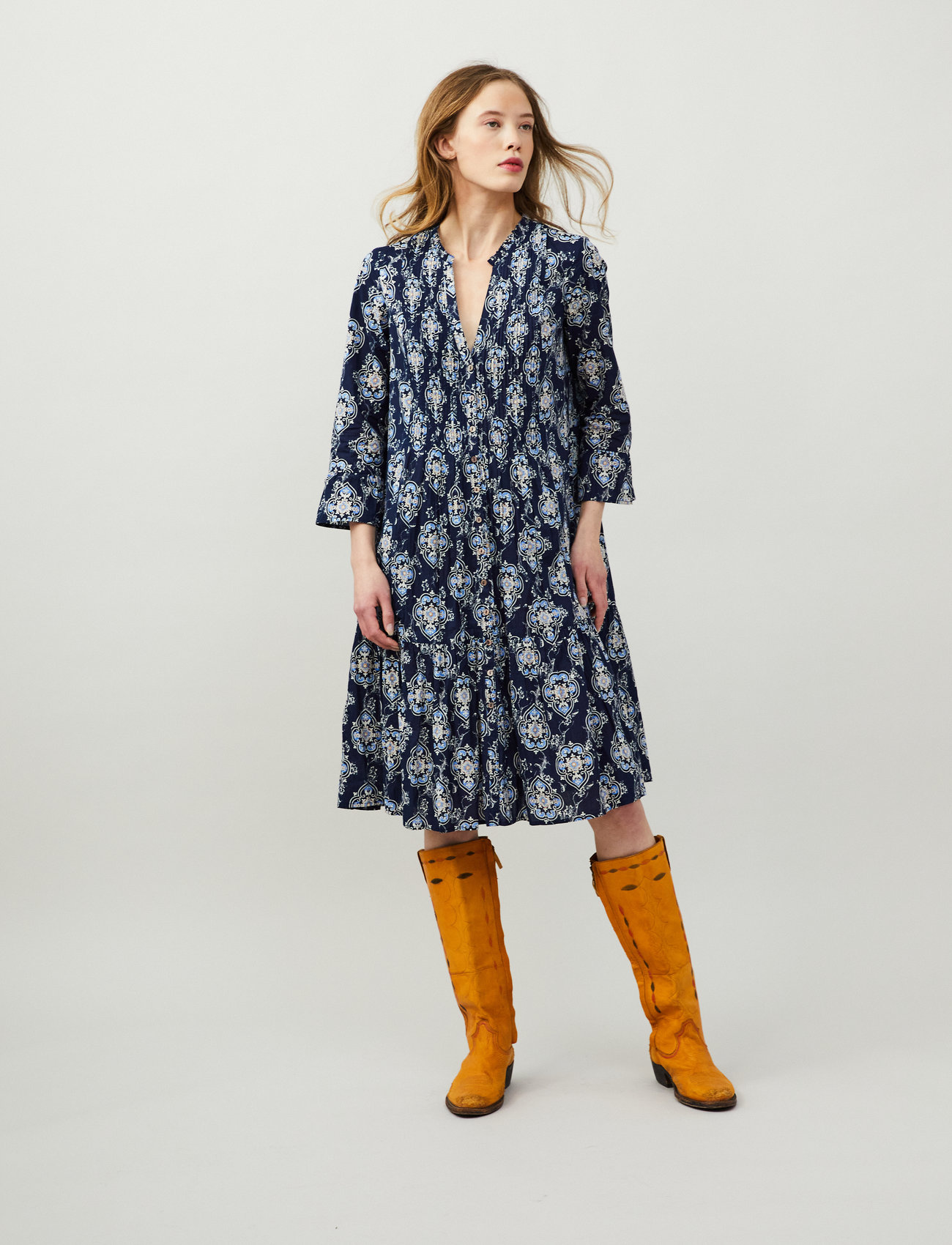 ODD MOLLY - Tessa Dress - robes chemises - french navy - 0