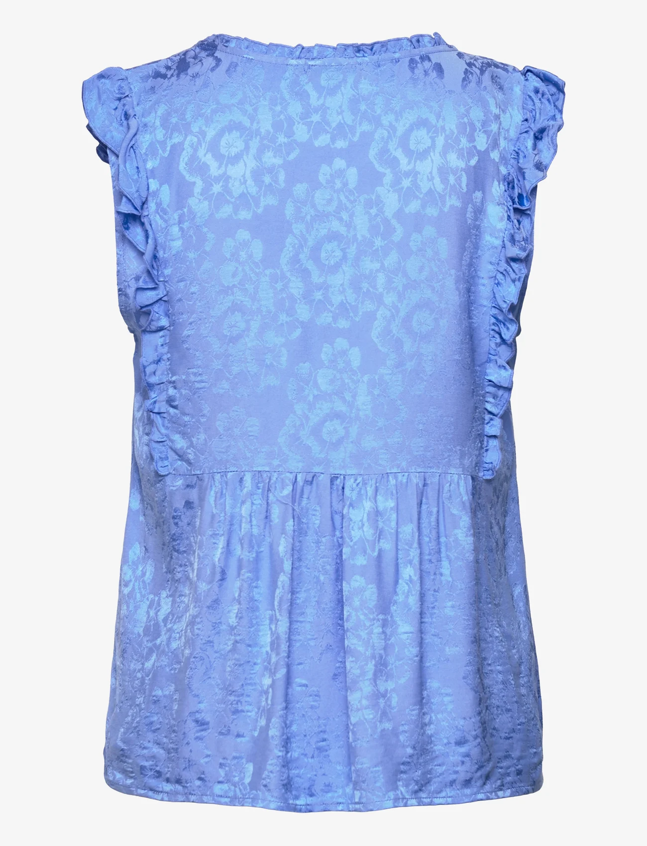ODD MOLLY - Samira Blouse - blouses korte mouwen - cornflower blue - 1