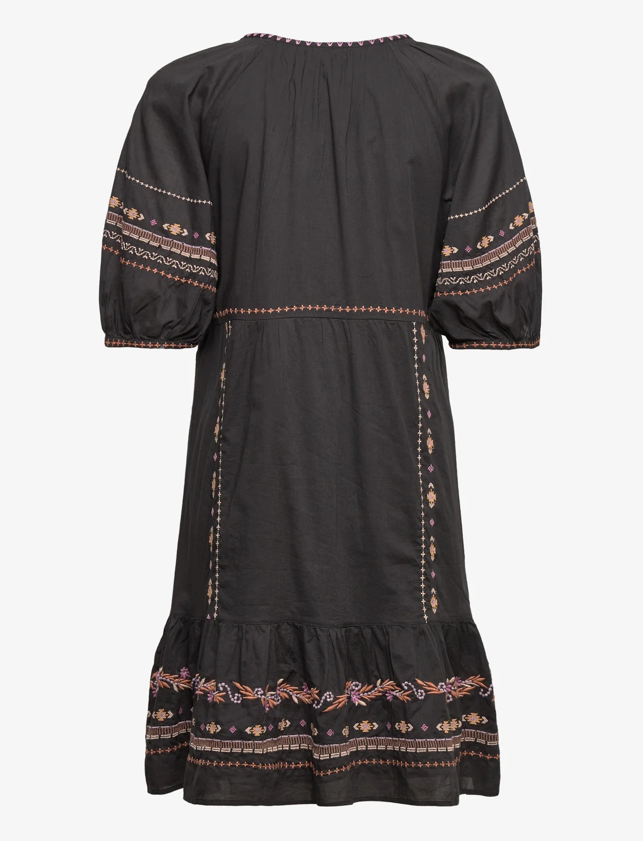 ODD MOLLY - Amira Short Dress - marškinių tipo suknelės - deep asphalt - 1