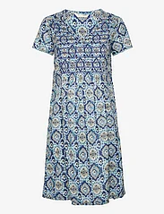 ODD MOLLY - Scarlet Short Dress - t-shirt dresses - blue cloude - 0