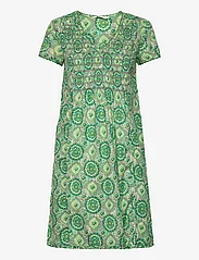ODD MOLLY - Scarlet Short Dress - marškinėlių tipo suknelės - happy green - 0