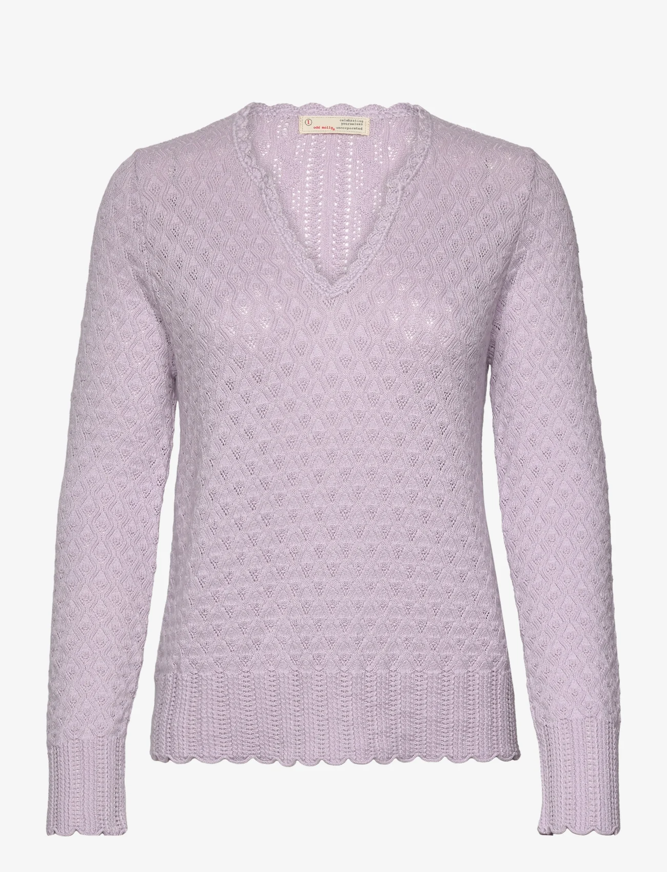 ODD MOLLY - Madeleine Sweater - strikkegensere - soft lilac - 0