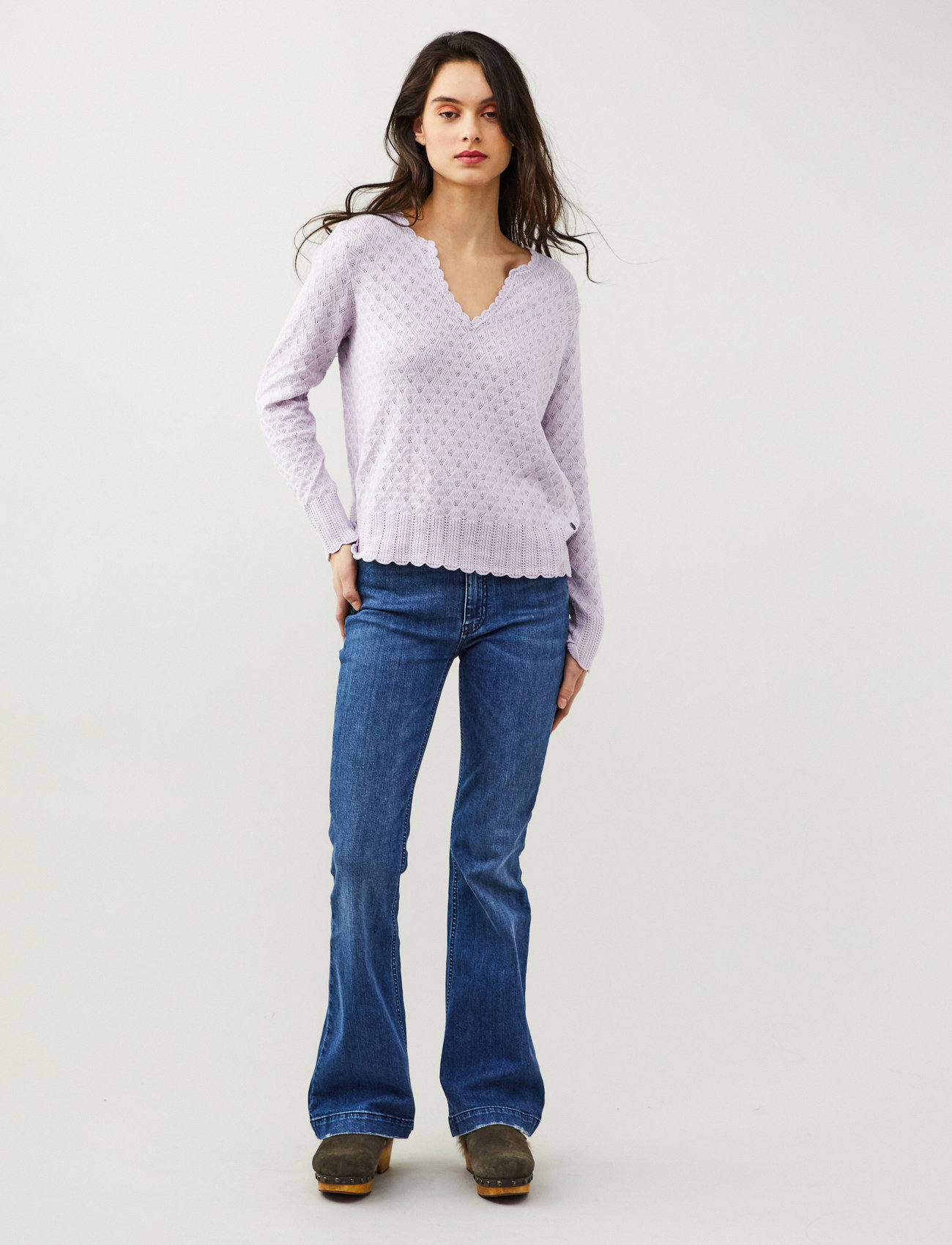 ODD MOLLY - Madeleine Sweater - pulls - soft lilac - 0