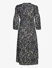 ODD MOLLY - River Dress - wrap dresses - almost black multi - 1