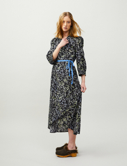 ODD MOLLY - River Dress - wrap dresses - almost black multi - 2